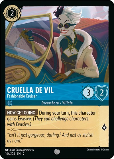 Cruella De Vil - Fashionable Cruiser #144 Rise of the Floodborn