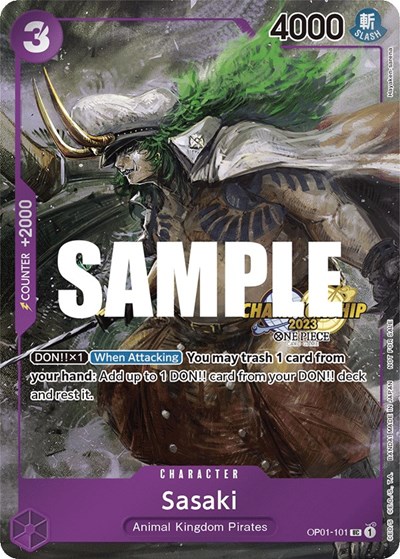 Sasaki (CS 2023 Event Pack) #OP01-101 One Piece Promotion Cards