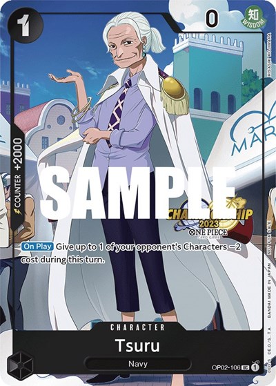 Tsuru (CS 2023 Event Pack) #OP02-106 One Piece Promotion Cards