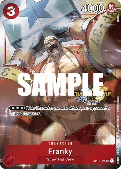 Franky (CS 2023 Celebration Pack) #OP01-021 One Piece Promotion Cards
