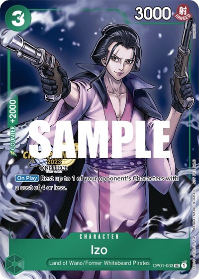 Izo (CS 2023 Celebration Pack) #OP01-033 One Piece Promotion Cards