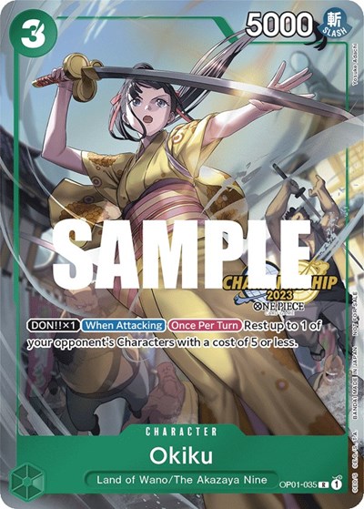 Okiku (CS 2023 Celebration Pack) #OP01-035 One Piece Promotion Cards