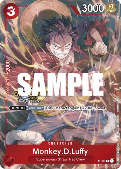 Monkey.D.Luffy (CS 2023 Celebration Pack) #P-006 One Piece Promotion Cards
