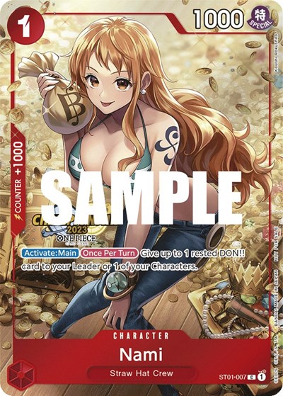 Nami (CS 2023 Celebration Pack) #ST01-007 One Piece Promotion Cards
