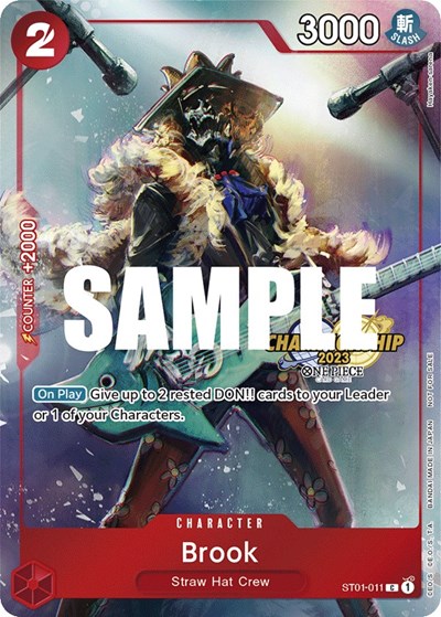 Brook (CS 2023 Celebration Pack) #ST01-011 One Piece Promotion Cards