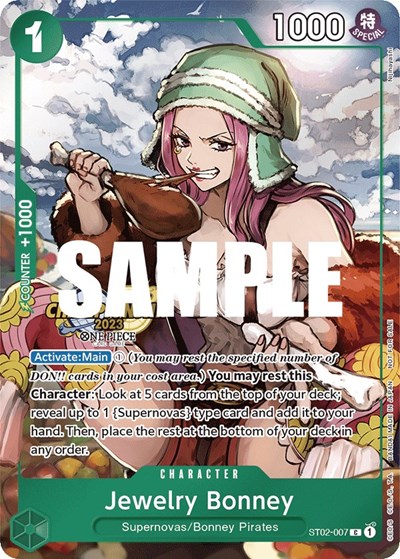 Jewelry Bonney (CS 2023 Celebration Pack) #ST02-007 One Piece Promotion Cards