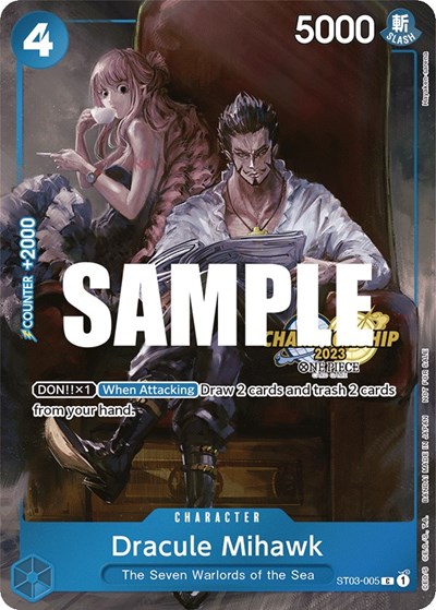 Dracule Mihawk (CS 2023 Celebration Pack) #ST03-005 One Piece Promotion Cards