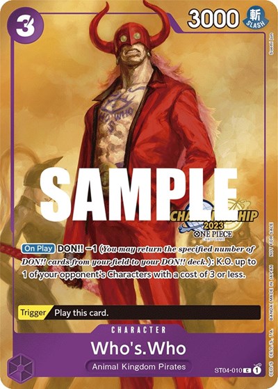 Who's.Who (CS 2023 Celebration Pack) #ST04-010 One Piece Promotion Cards