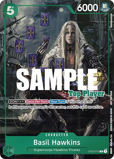 Basil Hawkins (CS 2023 Top Players Pack) #ST02-010 One Piece Promotion Cards
