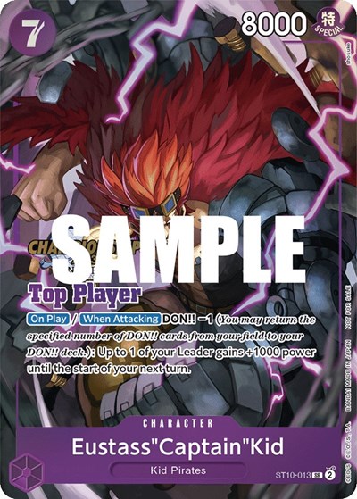 Eustass"Captain"Kid (CS 2023 Top Players Pack) #ST10-013 One Piece Promotion Cards