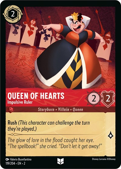 Queen of Hearts - Impulsive Ruler #119 Rise of the Floodborn