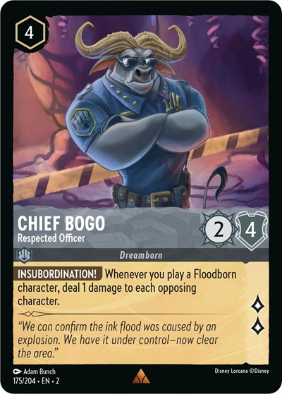 Chief Bogo - Respected Officer #175 Rise of the Floodborn
