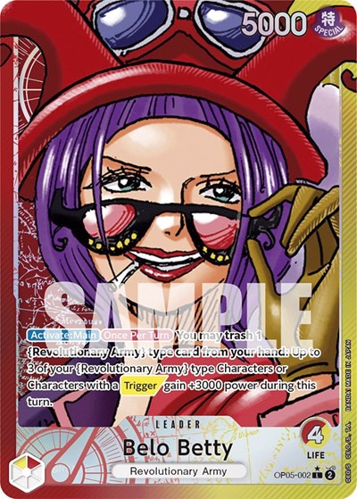 Belo Betty (Alternate Art) #OP05-002 Awakening of the New Era