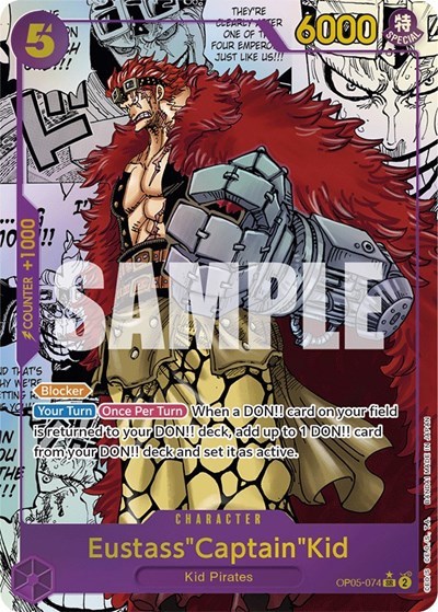 Eustass"Captain"Kid (Alternate Art) (Manga) #OP05-074 Awakening of the New Era