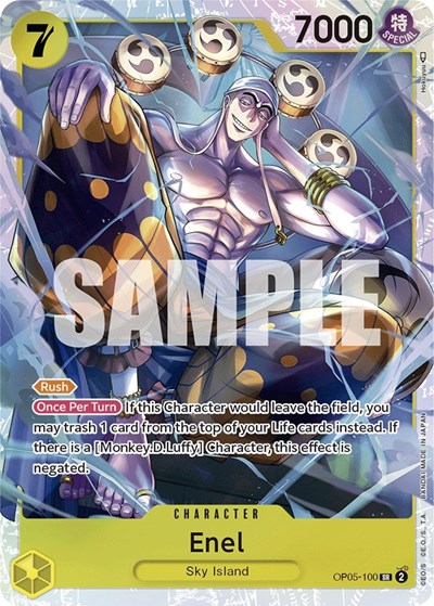 Enel #OP05-100 Awakening of the New Era
