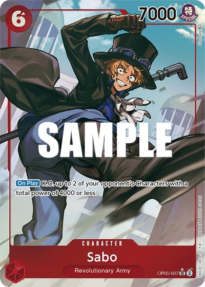 Sabo (Alternate Art) #OP05-007 Awakening of the New Era