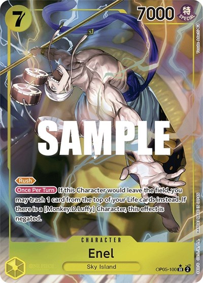 Enel (Alternate Art) #OP05-100 Awakening of the New Era