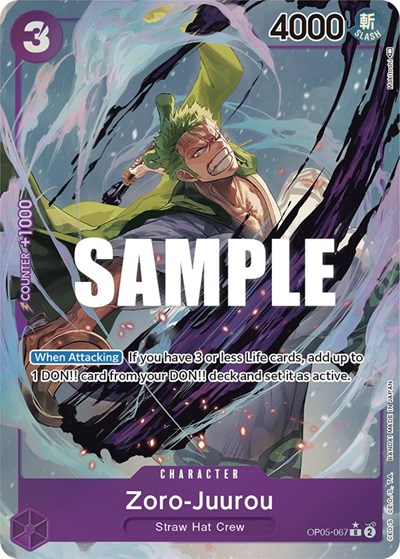 Zoro-Juurou (Alternate Art) #OP05-067 Awakening of the New Era