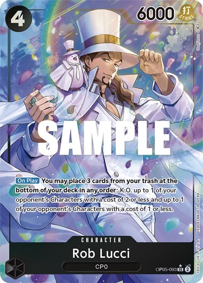 Rob Lucci (Alternate Art) #OP05-093 Awakening of the New Era