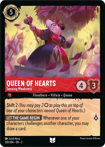 Queen of Hearts - Sensing Weakness #120 Rise of the Floodborn