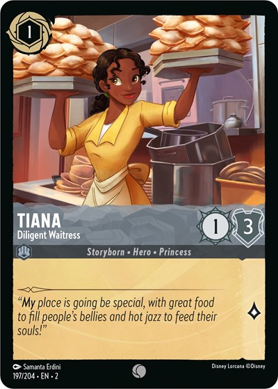 Tiana - Diligent Waitress #197 Rise of the Floodborn