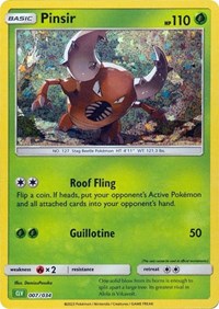 Pinsir #7 Trading Card Game Classic