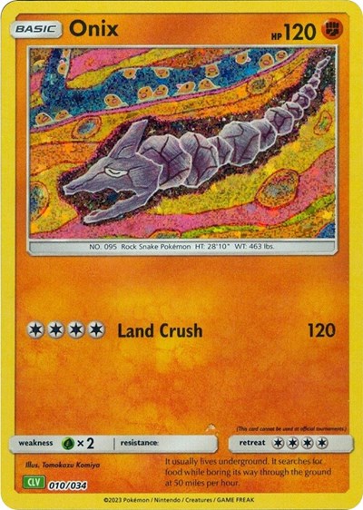 Onix #10 Trading Card Game Classic