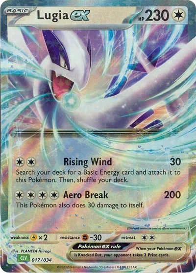 Lugia ex #17 Trading Card Game Classic
