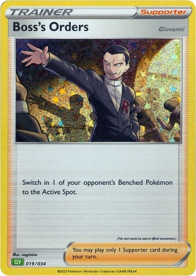 Boss's Orders #19 Trading Card Game Classic
