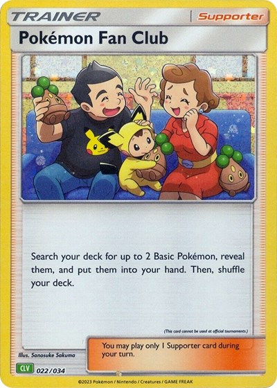 Pokemon Fan Club #22 Trading Card Game Classic