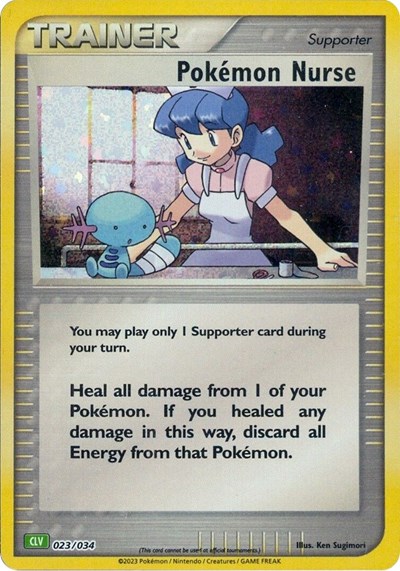 Pokemon Nurse #23 Trading Card Game Classic