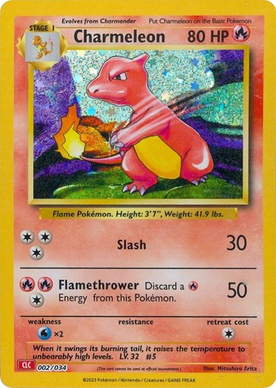 Charmeleon #2 Trading Card Game Classic