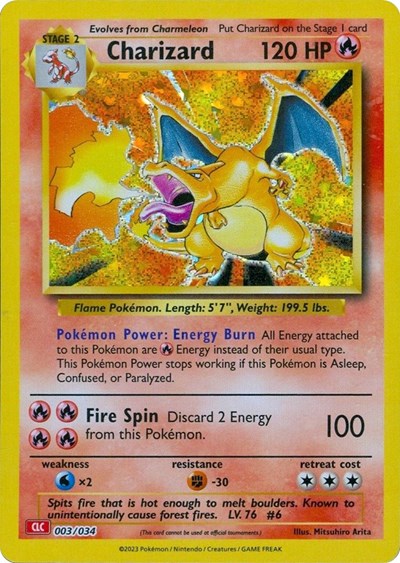Charizard #3 Trading Card Game Classic