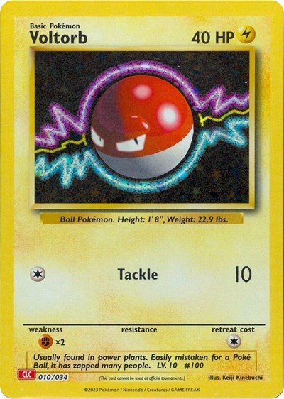 Voltorb #10 Trading Card Game Classic