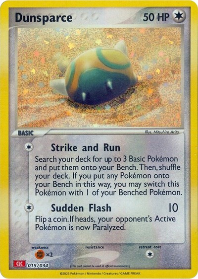 Dunsparce #15 Trading Card Game Classic