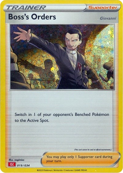 Boss's Orders #19 Trading Card Game Classic