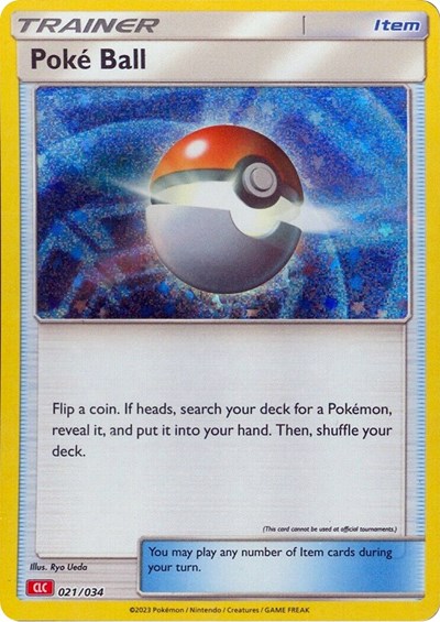 Poke Ball #21 Trading Card Game Classic