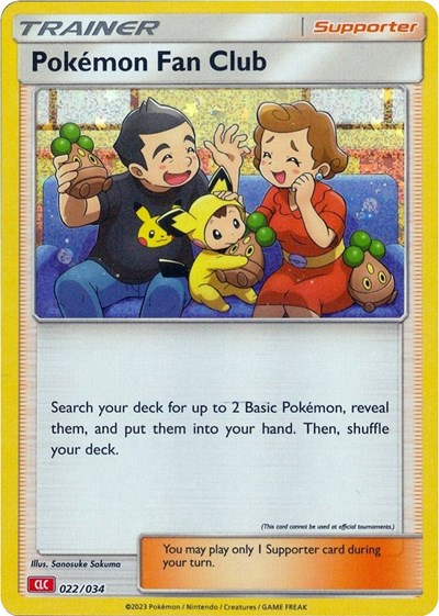 Pokemon Fan Club #22 Trading Card Game Classic