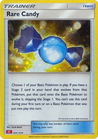 Rare Candy #24 Trading Card Game Classic