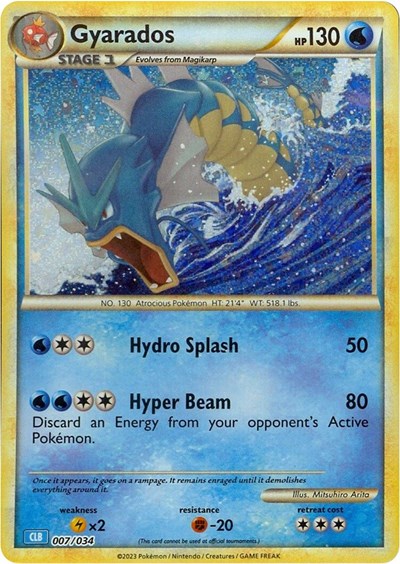 Gyarados #7 Trading Card Game Classic
