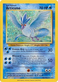 Articuno #9 Trading Card Game Classic