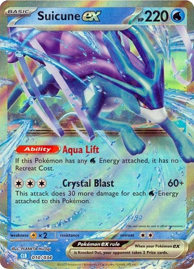 Suicune ex #10 Trading Card Game Classic