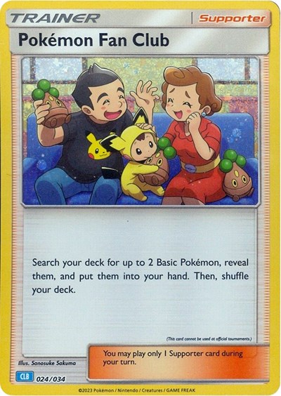 Pokemon Fan Club #24 Trading Card Game Classic