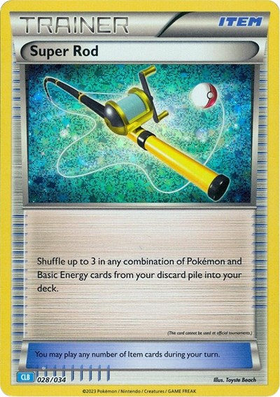 Super Rod #28 Trading Card Game Classic