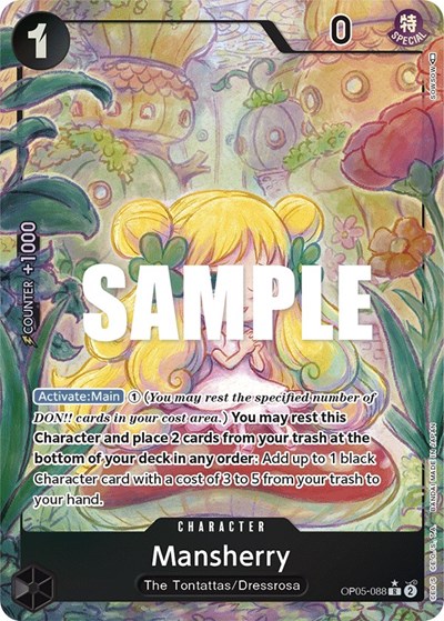 Mansherry (Alternate Art) #OP05-088 Awakening of the New Era
