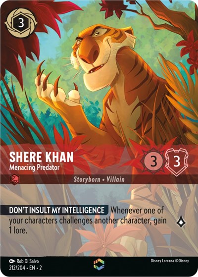 Shere Khan - Menacing Predator (Enchanted) #212 Rise of the Floodborn