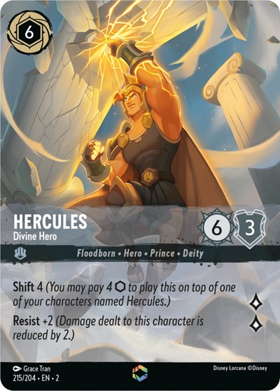 Hercules - Divine Hero (Enchanted) #215 Rise of the Floodborn