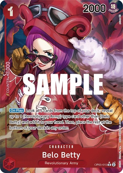 Belo Betty (Alternate Art) #OP05-015 Awakening of the New Era