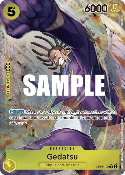 Gedatsu (Alternate Art) #OP05-102 Awakening of the New Era