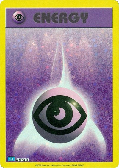 Basic Psychic Energy #34 Trading Card Game Classic